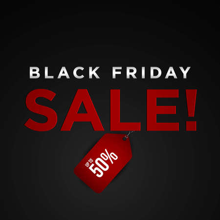 Black Friday Background. Good for Banner or Poster. Vector Illustration.のイラスト素材