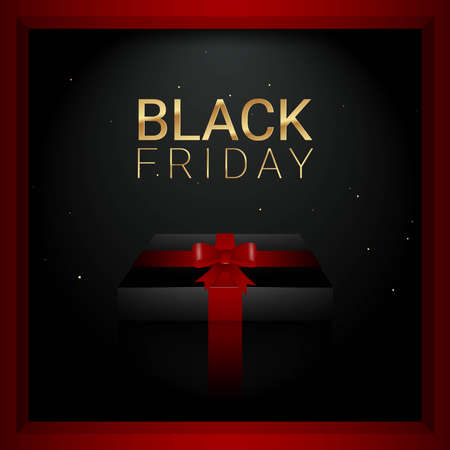 Black Friday Background. Good for Banner or Poster. Vector Illustration.のイラスト素材