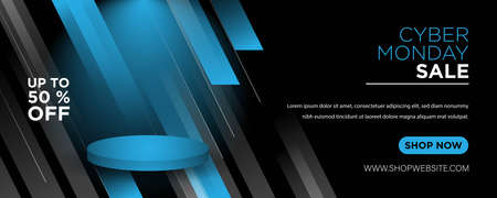 Cyber Monday Sale Background. Banner or Poster. Vector Illustration.のイラスト素材