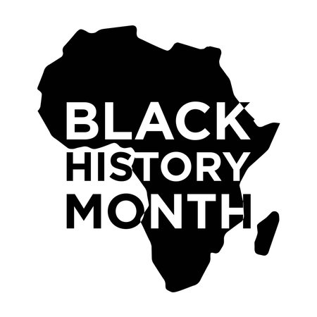 Black History Month Vector Design. Poster, card, banner, background.のイラスト素材