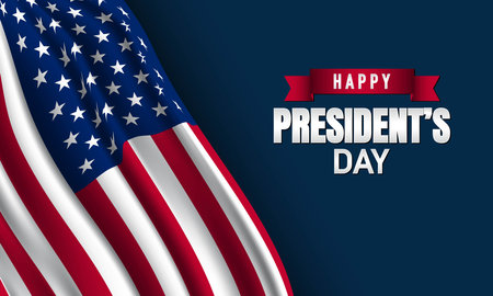 President's Day Background Design. Banner, Poster, Greeting Card. Vector Illustration.のイラスト素材