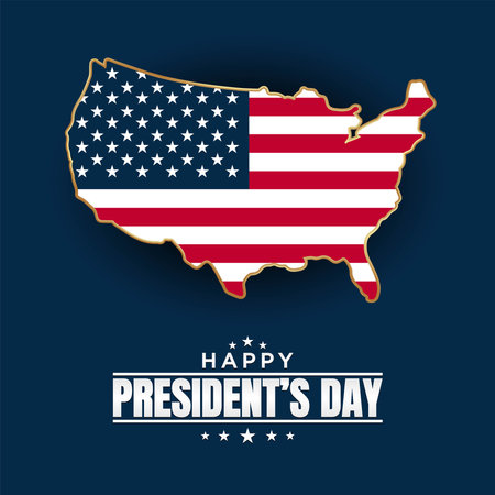 President's Day Background Design. Banner, Poster, Greeting Card. Vector Illustration.のイラスト素材