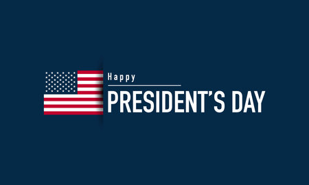 President's Day Background Design. Banner, Poster, Greeting Card. Vector Illustration.のイラスト素材