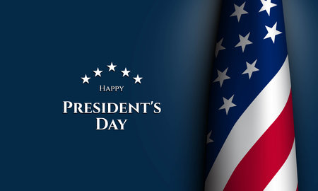 President's Day Background Design. Banner, Poster, Greeting Card. Vector Illustration.のイラスト素材