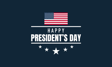 President's Day Background Design. Banner, Poster, Greeting Card. Vector Illustration.のイラスト素材