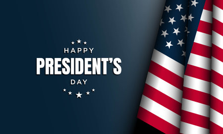President's Day Background Design. Banner, Poster, Greeting Card. Vector Illustration.のイラスト素材