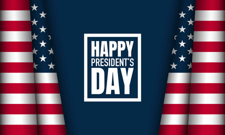 President's Day Background Design. Banner, Poster, Greeting Card. Vector Illustration.のイラスト素材