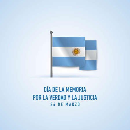 The Day of Remembrance for Truth and Justice Background Design. Translate : The Day of Remembrance for Truth and Justice, 24th of March. Vector Illustration.のイラスト素材