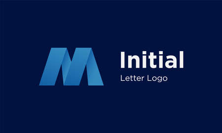 Initial Letter M Logo. Vector Logo Design Template.のイラスト素材