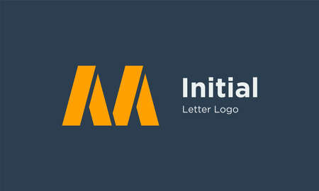 Initial Letter M Logo. Vector Logo Design Template.のイラスト素材
