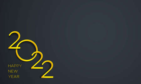 2022 Happy New Year Background Design. Vector Illustration.のイラスト素材