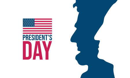 President's Day Background Design. Banner, Poster, Greeting Card. Vector Illustration.のイラスト素材
