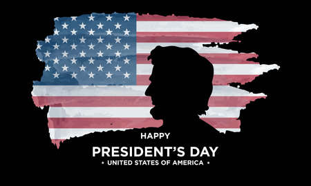 President's Day Background Design. Banner, Poster, Greeting Card. Vector Illustration.のイラスト素材