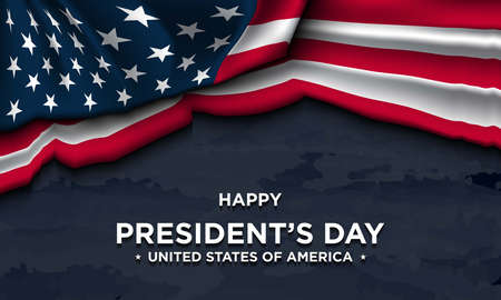 President's Day Background Design. Banner, Poster, Greeting Card. Vector Illustration.のイラスト素材