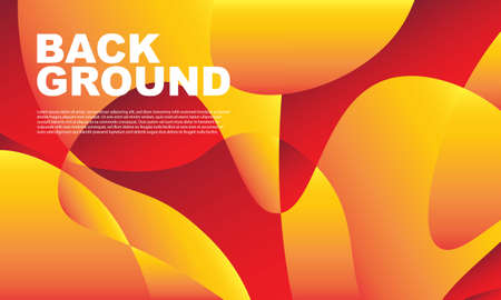 Abstract colorful liquid and curvy geometric background for banner. Vector illustration.のイラスト素材