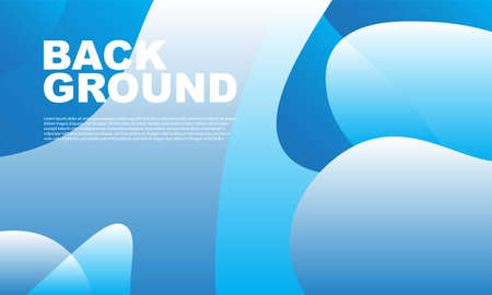 Abstract colorful liquid and curvy geometric background for banner. Vector illustration.のイラスト素材