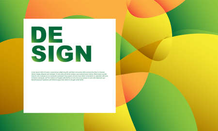 Abstract colorful liquid and curvy geometric background for banner. Vector illustration.のイラスト素材