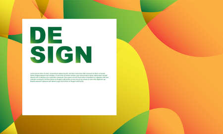 Abstract colorful liquid and curvy geometric background for banner. Vector illustration.のイラスト素材