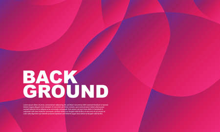 Abstract colorful liquid and curvy geometric background for banner. Vector illustration.のイラスト素材
