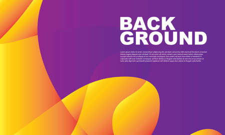 Abstract colorful liquid and curvy geometric background for banner. Vector illustration.のイラスト素材