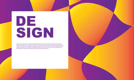Abstract colorful liquid and curvy geometric background for banner. Vector illustration.のイラスト素材