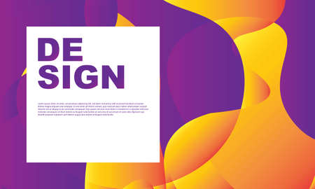 Abstract colorful liquid and curvy geometric background for banner. Vector illustration.のイラスト素材