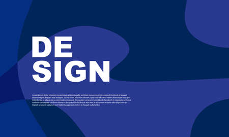 Abstract liquid and curvy geometric background for banner. Vector illustration.のイラスト素材