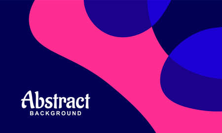 Abstract liquid and curvy geometric background for banner. Vector illustration.のイラスト素材