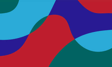 Abstract liquid and curvy geometric background for banner. Vector illustration.のイラスト素材