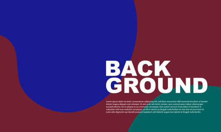 Abstract liquid and curvy geometric background for banner. Vector illustration.のイラスト素材