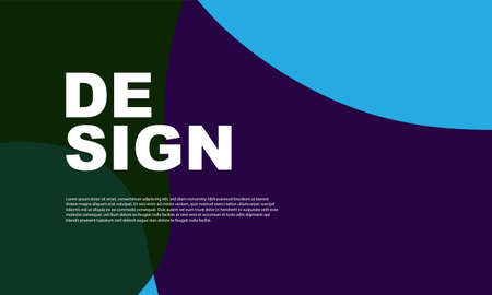Abstract liquid and curvy geometric background for banner. Vector illustration.のイラスト素材