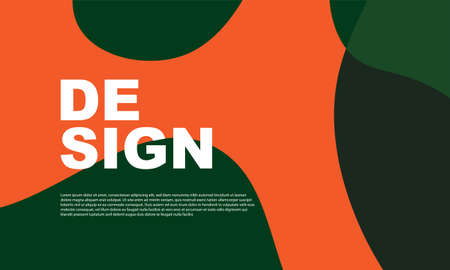 Abstract liquid and curvy geometric background for banner. Vector illustration.のイラスト素材