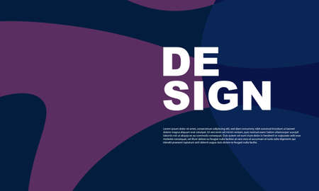 Abstract liquid and curvy geometric background for banner. Vector illustration.のイラスト素材