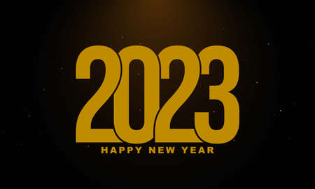 2023 Happy New Year Background. Vector Illustration.のイラスト素材