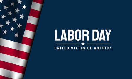Labor Day Background Design. Banner, Poster, Greeting Card. Vector Illustration.のイラスト素材