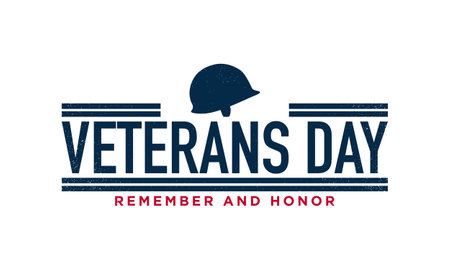 Veterans Day Background Design. Banner, Poster, Greeting Card. Vector Illustration.のイラスト素材