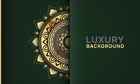Vector graphic of premium golden mandala. Fit for premium packaging design, decorative and other luxury backgroundのイラスト素材