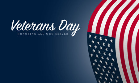Veterans Day Background Design. Vector Illustration.のイラスト素材