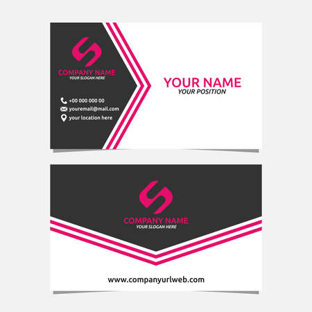 Business card 02 vector design illustrationのイラスト素材