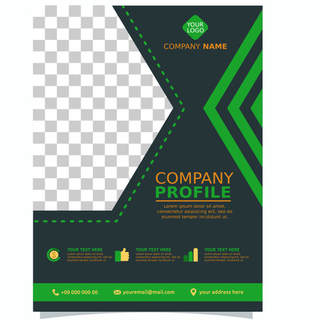 Company Profile 02 vector design illustrationのイラスト素材