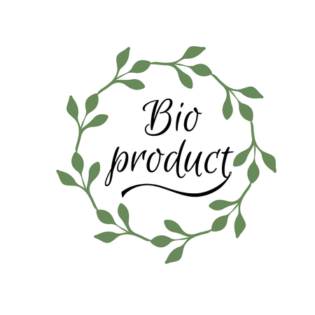 hand-sketched herbal vector frame (template). Useful for ads, signboards, packaging, menu design, interior decorating and other design.のイラスト素材