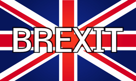 Brexit Great Britain EU exit europe relative image. Brexit named politic process.のイラスト素材