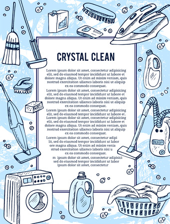 Laundry banners or flyer set for laundry service. Good as a template of advertisement or invitation. Vector illustrationのイラスト素材