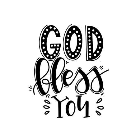 New life in christ Christian quotes hand drawn typography poster or cards. Conceptual handwritten phrase. Vector illustrationのイラスト素材