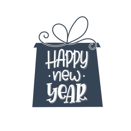 Christmas Vector lettering, motivational quote. Vector illustrationのイラスト素材