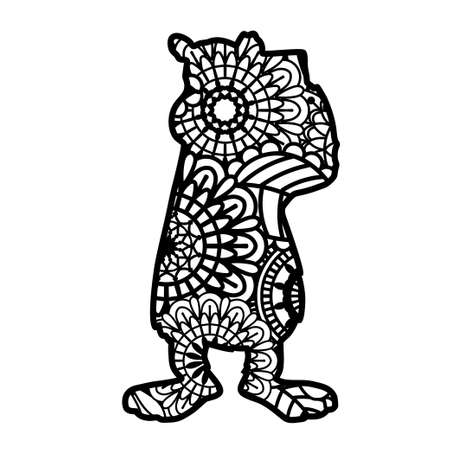 Christmas decor isolated on white background Vector illustration.のイラスト素材