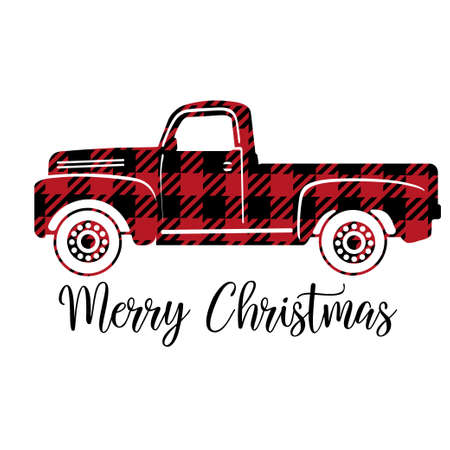 Merry Christmas greeting card design. Vector illustrationのイラスト素材