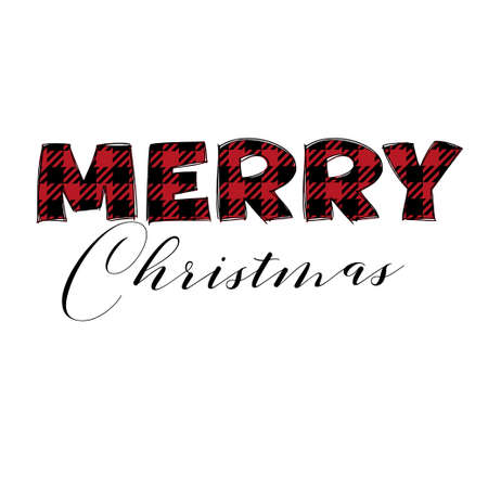 Merry Christmas greeting card design. Vector illustrationのイラスト素材