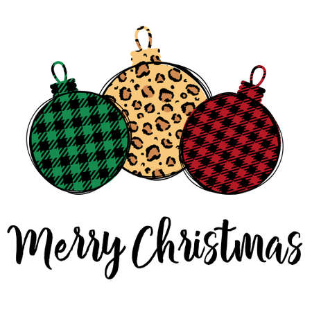 Merry Christmas greeting card design. Vector illustrationのイラスト素材