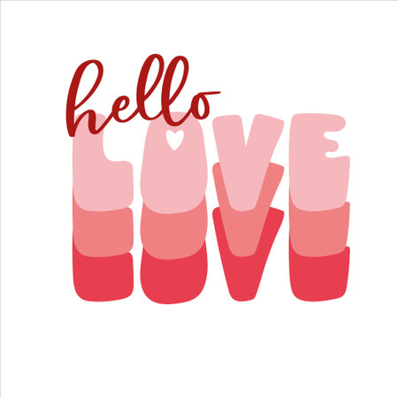 Retro Valentine Quote . Hand drawn inspirational quote about dogs. Lettering for poster, t-shirt, card, invitation, sticker. Vector illustrationのイラスト素材